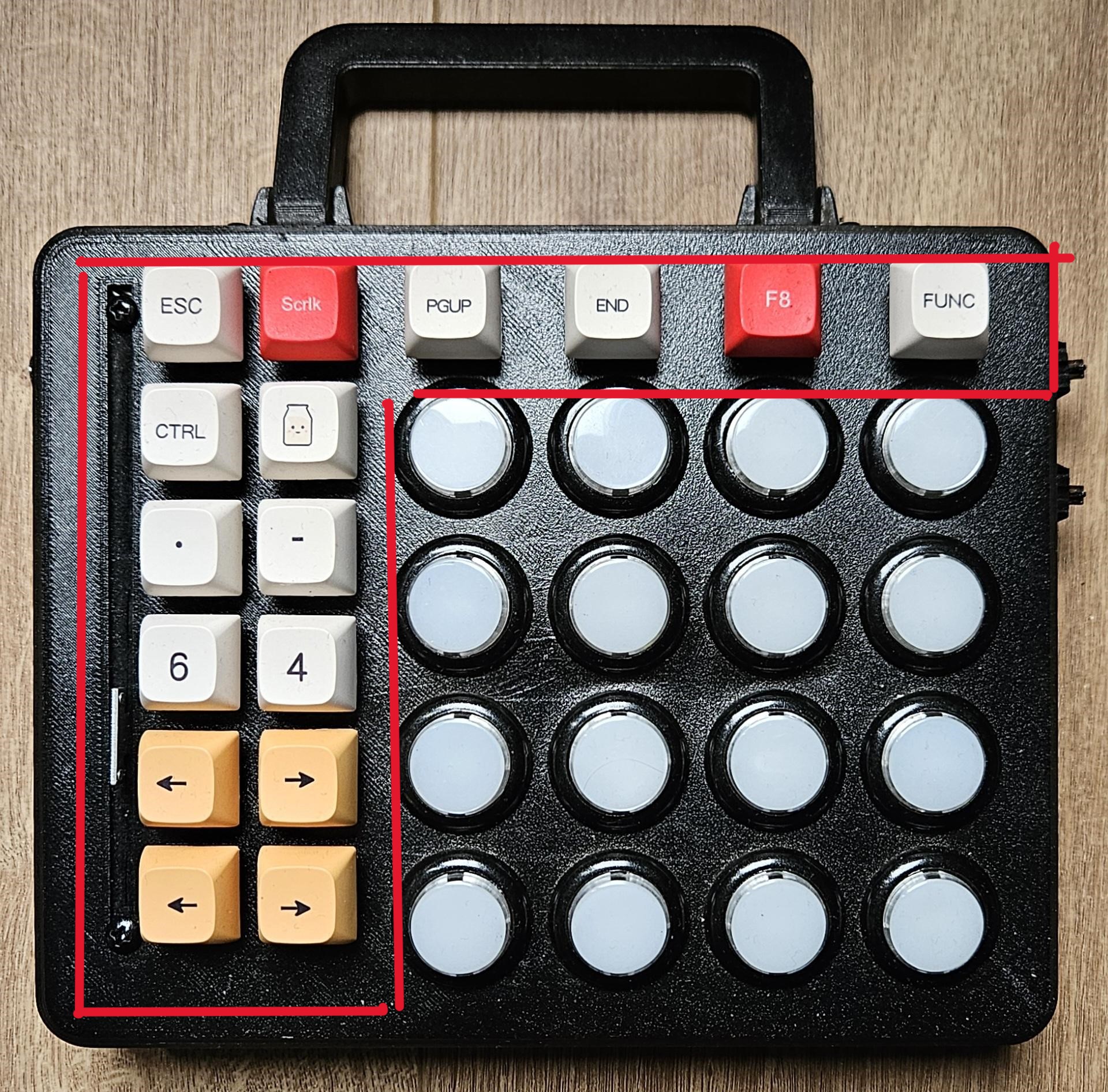 Section contrôle DAW